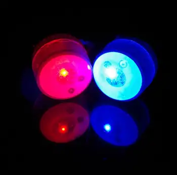 600 adet / grup(300 çift) 20 * 10mm led düğme küpe klip LED küpe Çıtçıt Dans Parti Aksesuarları unisex Erkekler Kadınlar için SN1694