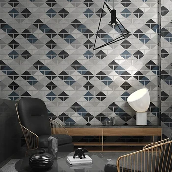 beibehang Kişilik tuğla oturma odası yatak odası arka plan duvar kağıdı modern minimalist İskandinav elmas tuğla desen duvar kağıdı