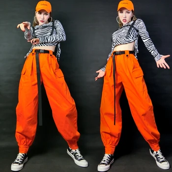 2021 Yeni Caz Hip Hop Performans Rave Giyim Kadın Gogo Dans Kostümleri Gece Kulübü Bar DJ DS Kadın Kutup Dans Giyim SL4895