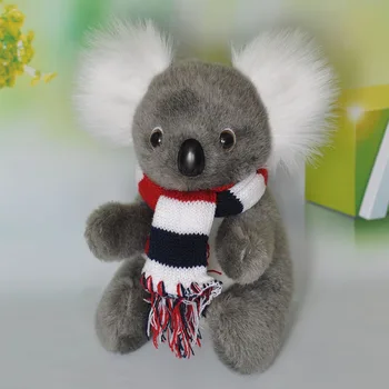 yaklaşık 22 cm eşarp koala peluş oyuncak yumuşak bebek doğum günü hediyesi b0388