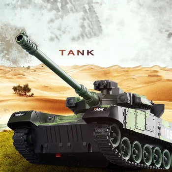 1:32 RC Muharebe Tankı Ağır Büyük İnteraktif Askeri Savaş Uzaktan Kumanda Oyuncak Araba Ateş Mermi Modeli Elektronik erkek çocuk oyuncakları