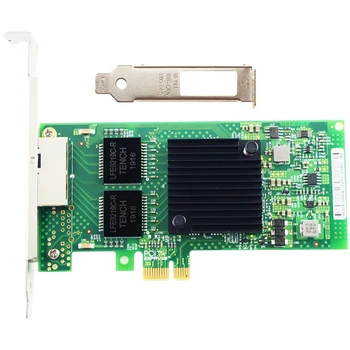 I350AM2 Çip PCI - E X1 RJ45 Masaüstü Çift Bağlantı Noktalı Gigabit Ethernet Lan 1000Mbps Ağ Arabirim Kartı İçin I350-T2X1