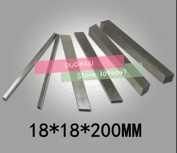 HRC60 18 * 18 * 200mm Yüksek hızlı çelik Keskin çelik ÇELİK KÜTÜK bıçak Düz HSS Dönüm aracı DIY bıçak malzemesi, torna aracı