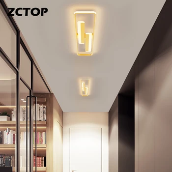 Altın siyah LED tavan ışık ev ışıkları oturma odası yemek odası yatak odası mutfak iç mekan aydınlatması fikstür dekor tavan lambaları