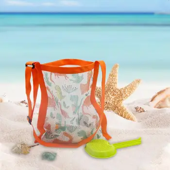 Uzun Ömürlü İyi Çocuk plaj oyuncakları Kılıfı Kabuk Toplama Çantası Hafif Deniz Kabuğu saklama çantası Çevre Dostu Yaz için