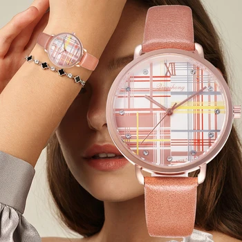Damski Kadınlar İçin Saatler Moda Güzel Öğrenci Saatler günlük kuvars saat Lüks Kız İzle Zegarek Damski Reloj Mujer