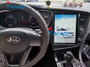 Android araba multimedya sistemi Araba Stereo GPS Navigasyon-KİA K5 2011-2015 tesla tarzı Dikey Ekran 12.9 