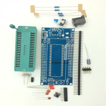 DIY Parçaları 51 Tek çipli mikro bilgisayar Küçük sistem kartı Kilitleme Koltuk Tipi Desteği STC89C52 Kaynak Kiti